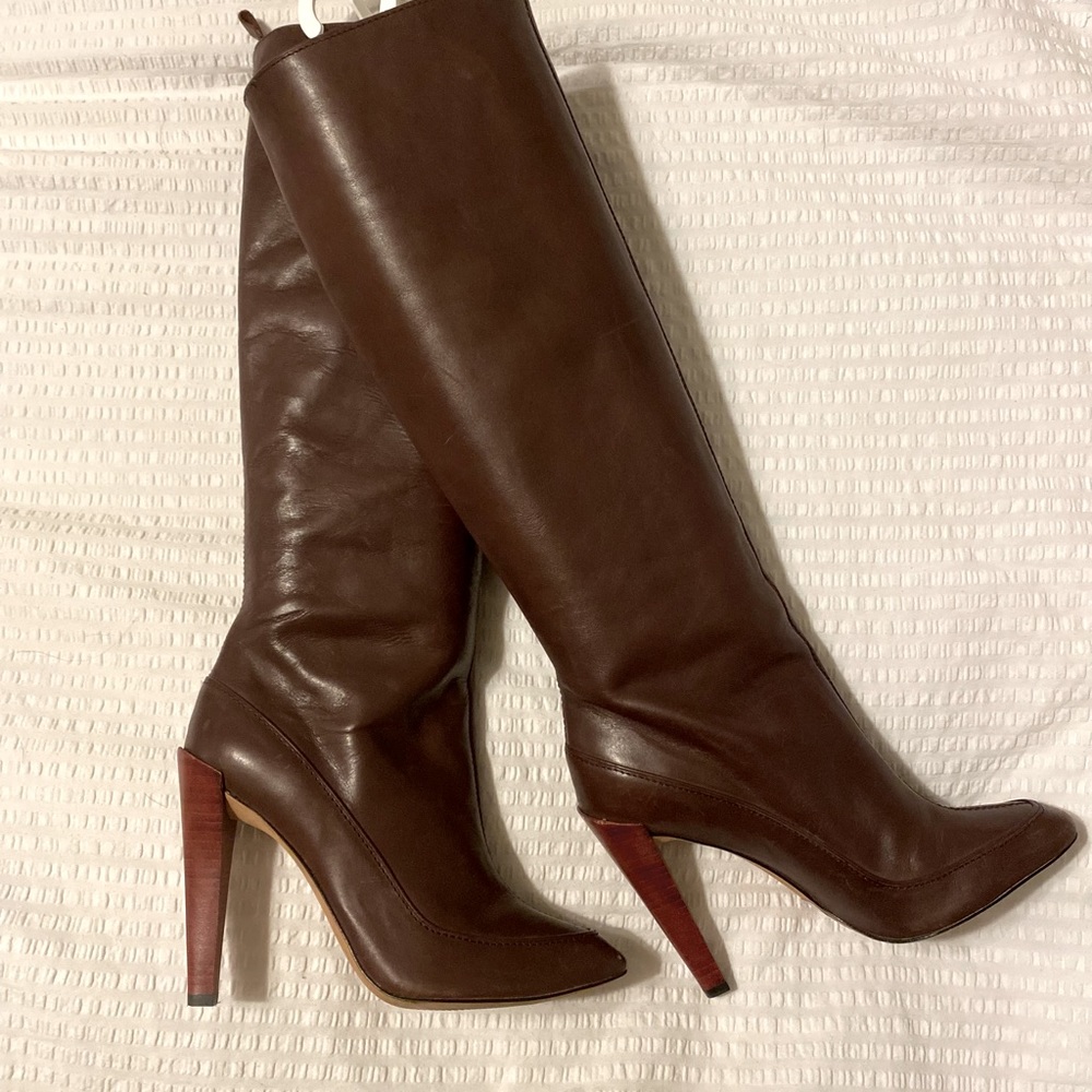 FLASH SALE!  Diane Von Furstenberg Brown Leather Boots